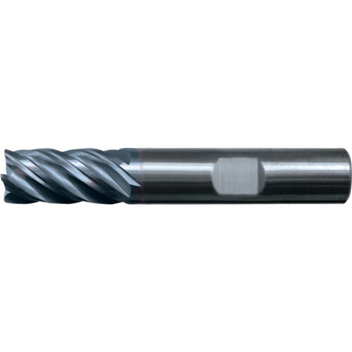 3/4″ × 3/4″ × 1″ × 3″ RHS / RHC Solid Carbide 5-Flute High-Performance End Mill for Ferrous Material - TiAlN - Exact Industrial Supply