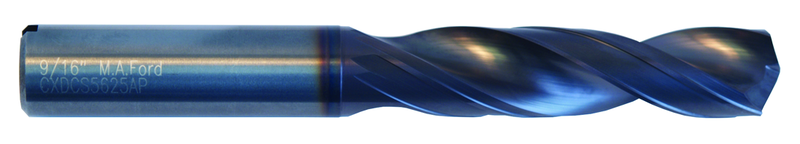 12.83mm Cyclone XD Coolant Stub HP Drill ALtima® Plus Coated - Benchmark Tooling