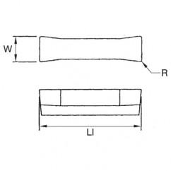 505110 1/8 WOC .010 GROOVING INSERT - Benchmark Tooling