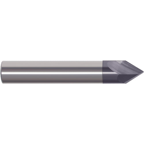 1/8″ Cutting Dia. 1/8″Shank Dia, 2 Flute, 60 Degrees, Carbide Chamfer Mill Series/List #5997T - Benchmark Tooling