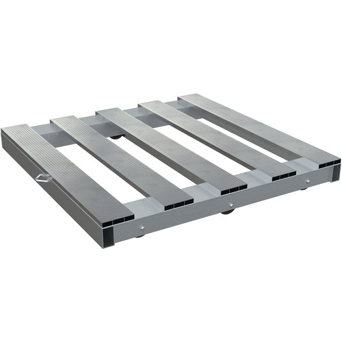 Alum Pallet Dolly Pallet Top No-Tilt 4K 42 × 42 - Exact Industrial Supply
