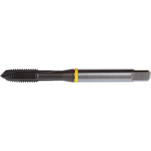 M24x3.0 4 Flute 6H HSS-E PM DIN ANSI Machine Tap - Yellow Shark for Low Alloy Steels - Plug Style E-code # E625M24 - Exact Industrial Supply