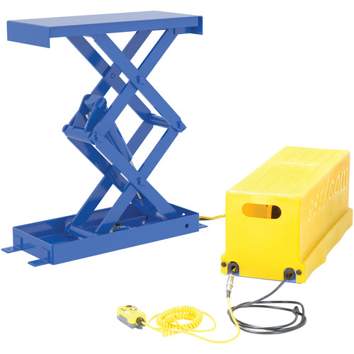 Double Leg Shorty Scissor Lift 1K 24 × 48 - Exact Industrial Supply