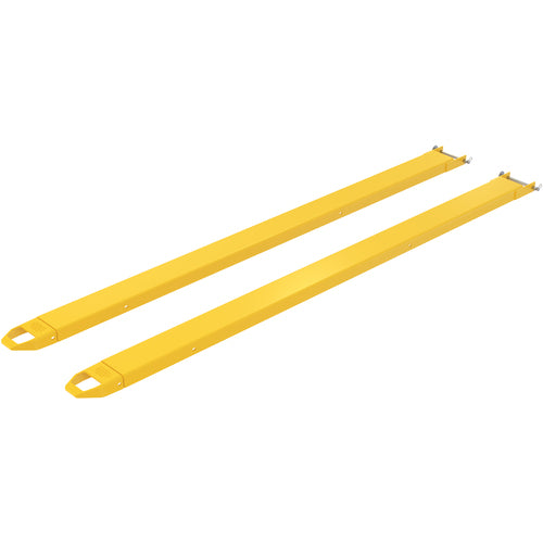 Fork Extensions 5″ × 108″ Pin Style (Pair) - Exact Industrial Supply