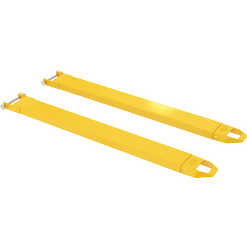 Fork Extensions 5″ × 63″ Pin Style (Pair) - Exact Industrial Supply