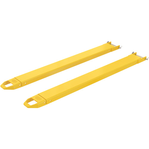 Fork Extensions 5″ × 66″ Pin Style (Pair) - Exact Industrial Supply