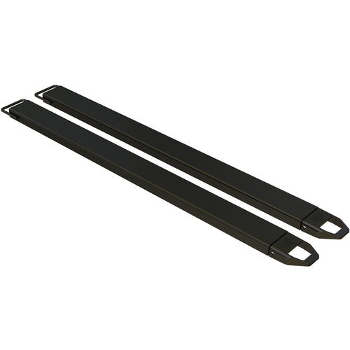 Fork Extensions 6″ × 84″ Standard Black (Pair) - Exact Industrial Supply
