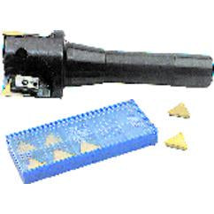 1-3/4'' Cutting Dia. x 1'' SH - Holds 3 Insert(s) - Indexable End Mill - Benchmark Tooling