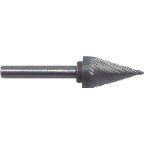 1/2 × 7/8 × 1/4″ SH 28° Cone Shape - HSS - Burr - Benchmark Tooling