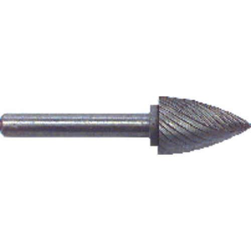 1/2 × 3/4 × 1/4″ SH Tree Pt End Shape - HSS - Burr - Benchmark Tooling