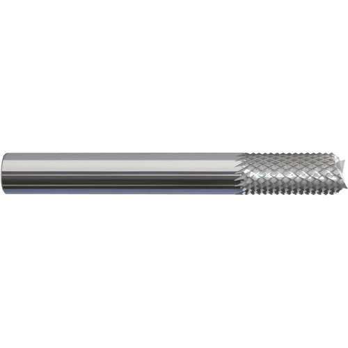 1/8 × 1/2 × 1/8 × 1-1/2 Solid Carbide Router - Fishtail Style - Benchmark Tooling
