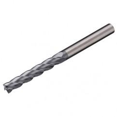 1/2 Dia. x 6 Overall Length 2-Flute Square End Solid Carbide SE End Mill-Round Shank-Center Cut-AlTiN - Benchmark Tooling