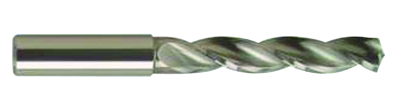 7.8mm Dia-Carbide HP 5XD Drill-130° Point-Bright - Benchmark Tooling
