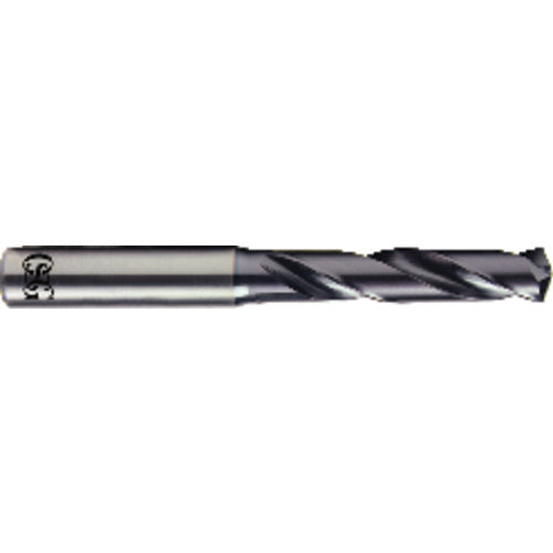 1.7 mm Dia. × 3 mm Shank Dia. × 40 mm OAL × 10 mm LCF ; 140 Degrees ; 3xD ; Spiral Flute ; EgiAs ; Series HP243