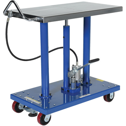 Hydraulic Air Post Table 2K lb 24 × 36 - Exact Industrial Supply