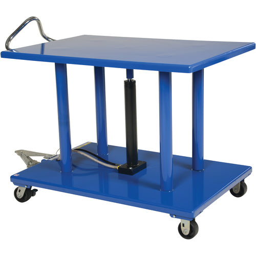 Hydraulic Post Table 2K lb 32 × 48 - Exact Industrial Supply