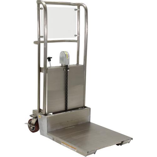 Partial SS Hand Pump Hefti-Lift 36 × 52In - Exact Industrial Supply