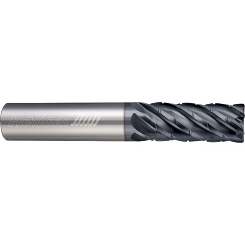 6 Flute - Corner Radius - 0.1875″ (3/16) Cutter DIA × 0.1875″ (3/16) Shank DIA × 0.0100″ Radius × 0.5625″ (9/16) LOC × 2.5000″ (2-1/2) OAL - APLUS Coated