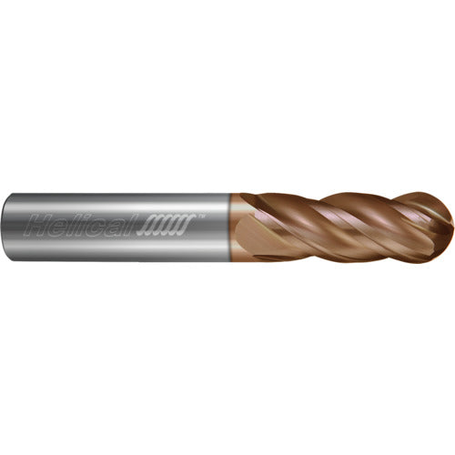 4 Flute - Ball - 0.1250″ (1/8) Cutter DIA × 0.1250″ (1/8) Shank DIA × 0.0620″ (1/16) Radius × 0.8750″ (7/8) LOC × 2.5000″ (2-1/2) OAL - TPLUS Coated