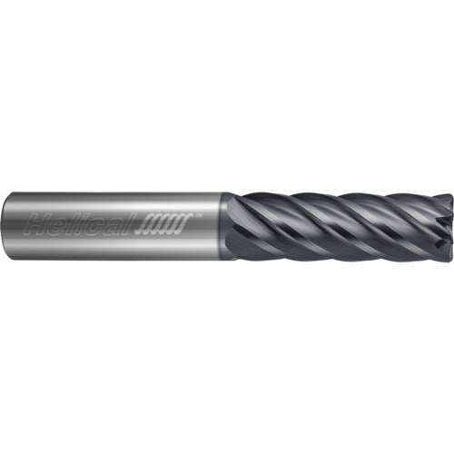 6 Flute - Corner Radius - 0.1875″ (3/16) Cutter DIA × 0.2500″ (1/4) Shank DIA × 0.0100″ Radius × 0.7500″ (3/4) LOC × 2.5000″ (2-1/2) OAL - APLUS Coated