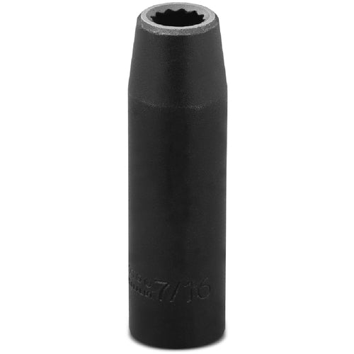Proto 1/2″ Drive Deep Impact Socket 7/16″ - 12 Point - Benchmark Tooling