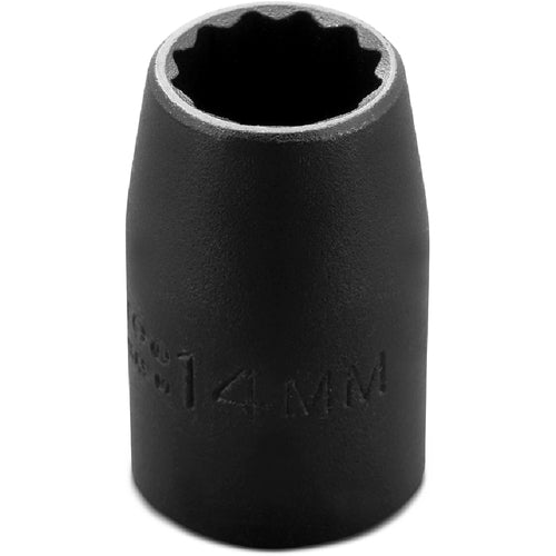 Proto 1/2″ Drive Thin Wall Impact Socket 14 mm - 12 Point - Benchmark Tooling