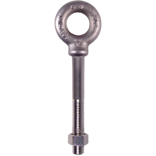 304 Stainless Steel Plain Pattern Nut Eye Bolt - 1/4″-20 Thread Size, 1/2″ Eye Diameter - Benchmark Tooling