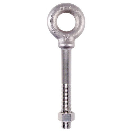 Plain Pattern Nut Eye Bolt - 1/2″-13 Thread Size, 1″ Eye Diameter - Benchmark Tooling