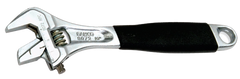 3/4" Opening - 6" OAL - Plated Adjustable Wrench - Benchmark Tooling