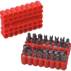 33 Pieces - Hex Bit Set - Torx/Star/Tri-Wing Style - Benchmark Tooling
