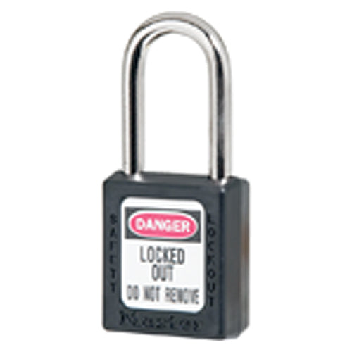 Xenoy Padlock - 1 1/2″ Body Width; Keyed: Different; Black - Benchmark Tooling
