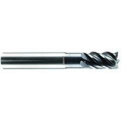 3/4" Dia. - 1" LOC - 4" OAL - 5 FL Carbide S/E HP End Mill-AlCrNX - Benchmark Tooling