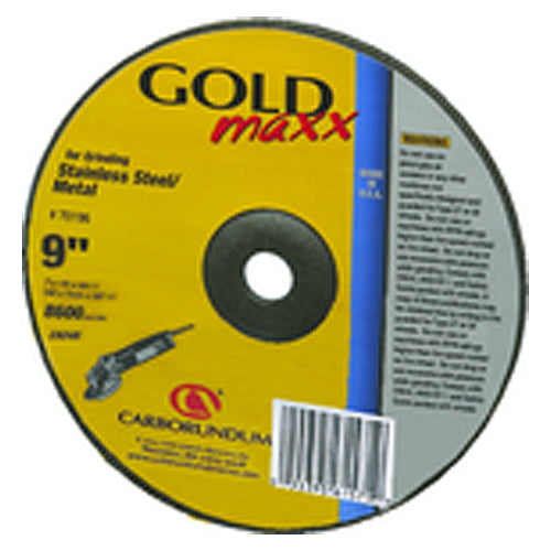 9″ × 1/4″ × 7/8″ - Zirconium 24 Grit Type 27 - Cut-Off Wheel - Benchmark Tooling