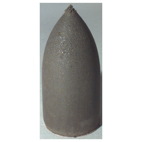 1 3/4″ × 7/8″ × 1/4″ - Bullet Resin Bonded Rubber Cone (Coarse Grit) - Benchmark Tooling