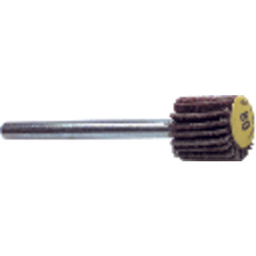 1 3/16″ × 3/16″ × 1/8″-240 Grit - Mounted Mini Flap Wheel - Benchmark Tooling