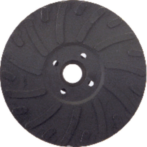 5″ - Smooth Bore - Spiral Pattern - Polymer Backing Plate For Resin Fibre Disc Without Nut - Benchmark Tooling
