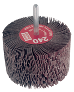 3 x 2 x 1/4'' - 180 Grit - Mounted Flap Wheel - Benchmark Tooling