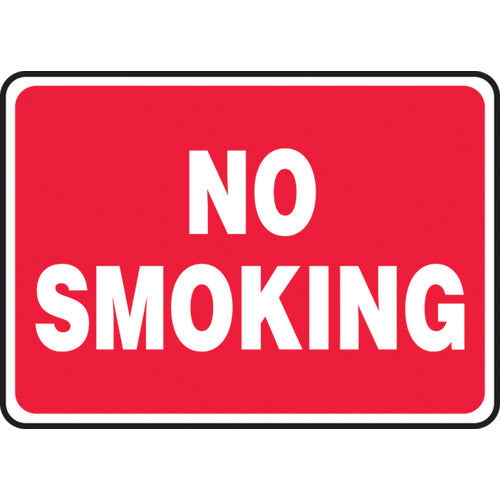 Sign, No Smoking, 10″ × 14″, Aluminum - Benchmark Tooling