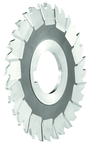8 x 3/16 x 1-1/2 - HSS - Staggered Tooth Slitting - 48T - TiN Coated - Benchmark Tooling