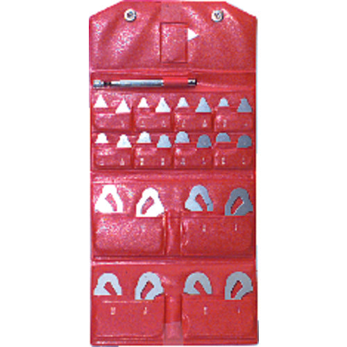 Model 186-906-0.010″-0.500″-26 Pieces - Radius Gage Set - Benchmark Tooling