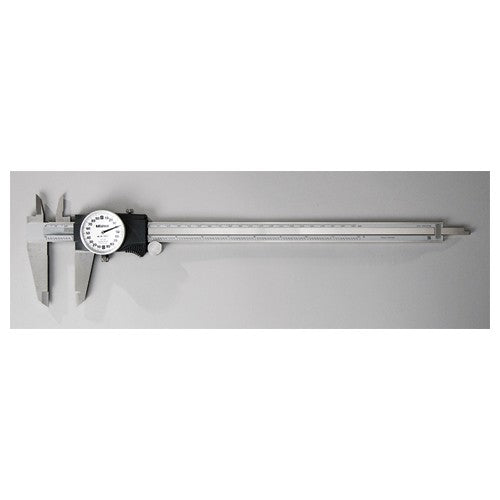 0-12″ Range - Dial Caliper White Face - 0.001″ Graduation - Benchmark Tooling