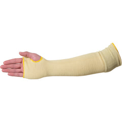Arm Protection - Kevlar 18″ Standard Weight 2-Ply Knit Sleeve Kevlar Outer/Cotton Inner w/Thumb Hole - Benchmark Tooling