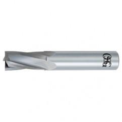 9/16" Dia. - 3-1/2" OAL - Bright CBD - Slow Spiral HP End Mill - 4 FL - Benchmark Tooling