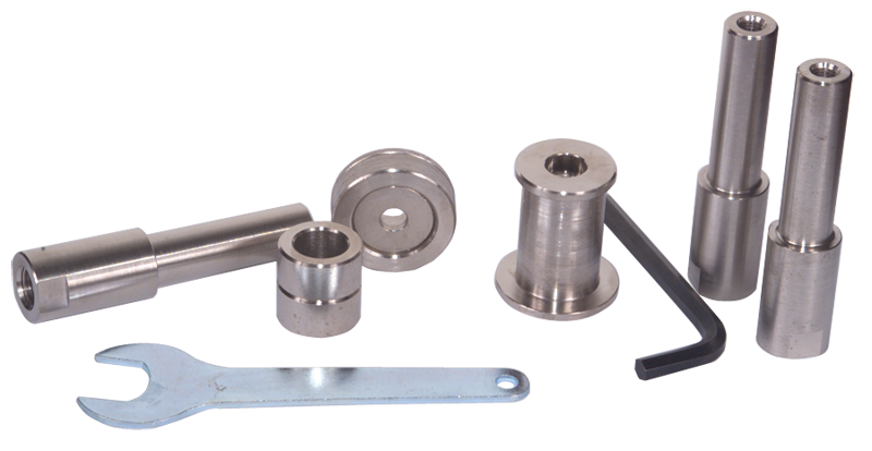 #13074 - Male 3/8-24; 1/2-20; 5/8-11 Threads - 5/8" Bore - Arbor Kit for Air Tools - Benchmark Tooling