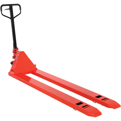 Low Profile Pallet Truck 4400 Cap 20 × 72 - Exact Industrial Supply