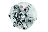12" 3 Jaw Zero Set Scroll Chuck; Steel Body - Benchmark Tooling