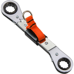 Proto® Tether-Ready Offset Double Box Reversible Ratcheting Wrench 1/2" x 9/16" - 6 Point - Benchmark Tooling