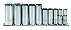 Proto® 3/8" Drive 10 Piece Deep Socket Set - 12 Point - Benchmark Tooling