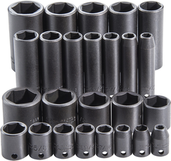 Proto® 3/8" Drive 25 Piece Impact Socket Set - 6 Point - Benchmark Tooling