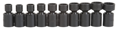 Proto® 3/8" Drive 10 Piece Metric Universal Impact Socket Set - 12 Point - Benchmark Tooling